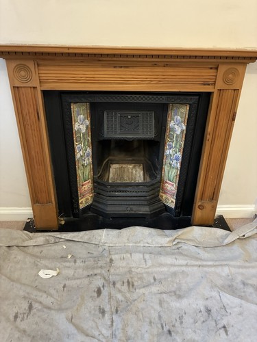Victorian floral tiled cast - victorian,